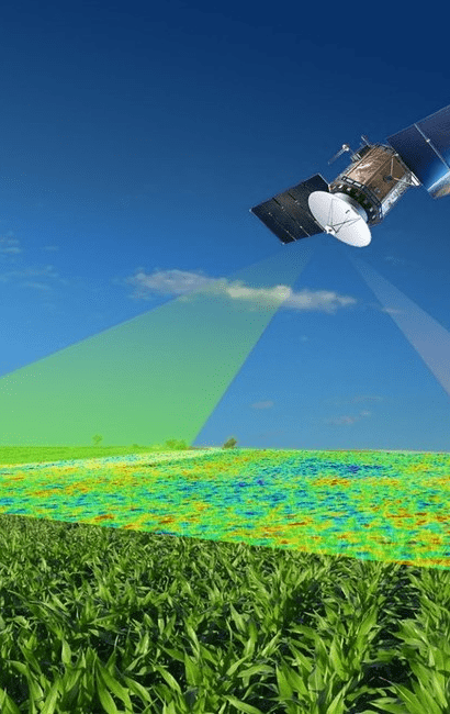 Agricultural field with remote sensing applications